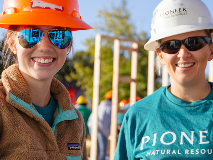 Ladies in hardhats