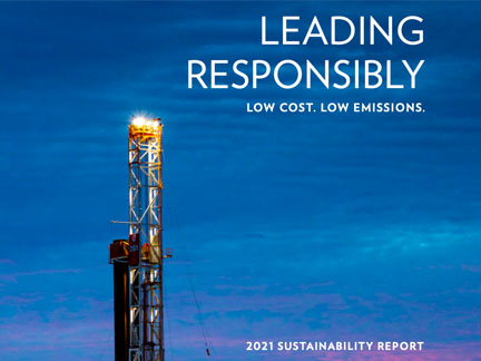 2021 Sustainability Report Cover