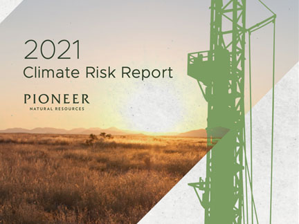 2021 Climate Risk Report Cover